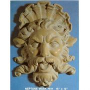 Neptune Trevi  15in. - Fiberglass - Indoor/Outdoor Statue