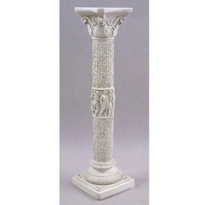 Nine Muses Riser Stand Pedestal Statue Base 42in. High - Stone -  - FS68769