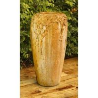 Organic Pot 24 Inch Fiber Stone Resin Indoor/Outdoor Statue/Sculpture