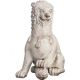 Oriental Foo Dog w/Left Paw Up - 35in. High Fiberglass Statue -  - F68246L