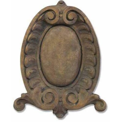Ornate Cresti Plaque - Fiberglass - Indoor/Outdoor Garden Statue -  - HF6874