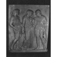 Orpheus, Eurydice And Hermes - Fiberglass - Outdoor Statue