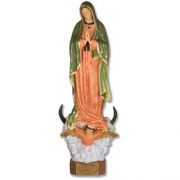 Our Lady Of Guadalupe - 32 In. High - Fiberglass - Statue