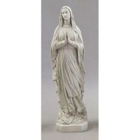 Our Lady Of Lourdes 36in. Fiberglass Indoor/Outdoor Statue