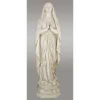 Our Lady Of Lourdes 71in. Fiberglass Indoor/Outdoor Statue