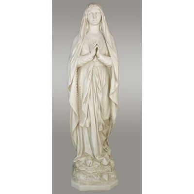 Our Lady Of Lourdes 71in. Fiberglass Indoor/Outdoor Statue -  - F7053
