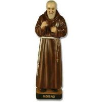 Padre Pio 22 In. - Fiberglass - Indoor/Outdoor Statue/Sculpture