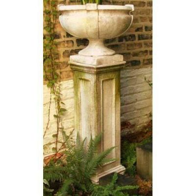 Panel Plant Stand 33in. Fiber Stone Resin Indoor/Outdoor Garden Statue -  - FS8370