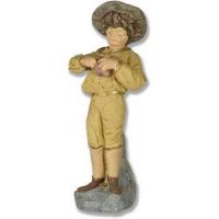 Peasant Boy 16in. - Fiberglass - Indoor/Outdoor Garden Statue