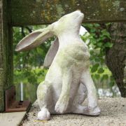 Perky Rabbit - Fiber Stone Resin - Indoor/Outdoor Statue/Sculpture