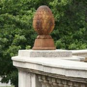 Pinecone Britannia 19in. - Fiber Stone Resin - Indoor/Outdoor Statue