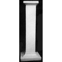 Plain Square Column 50in. - Fiberglass - Indoor/Outdoor Statue