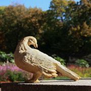 Preening Dove Fiber Stone Resin Indoor/Outdoor Garden Statue/Sculpture