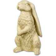 Rabbit With Long Ears 13in. - Fiberglass Resin - Indoor/Outdoor Statue