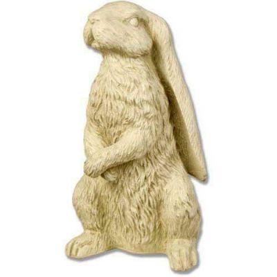 Rabbit With Long Ears 13in. - Fiberglass Resin - Indoor/Outdoor Statue -  - F7085