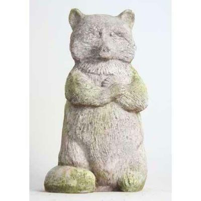 Raccoon 20 Inch Fiber Stone Resin Indoor/Outdoor Statue/Sculpture -  - FS4307