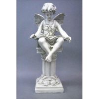 Reading Fairy 20in. - Fiberglass - Indoor/Outdoor Garden Statue