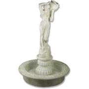 Rebecca At Well Fountain w/Pump 62in. Fiber Stone Resin Outdoor Statue
