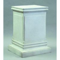 Rectangular Panel Pedestal 22x30in. - Fiberglass - Statue
