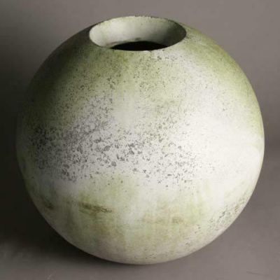 Relm Sphere 14in. - Fiber Stone Resin - Indoor/Outdoor Garden Statue -  - FS60252-14
