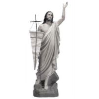 Resurrection Christ No Flag Included 48 In. - Fiberglass - Statue
