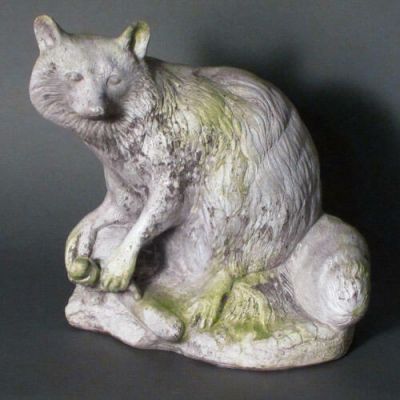 River Raccoon Fiber Stone Resin Indoor/Outdoor Garden Statue/Sculpture -  - FS87130