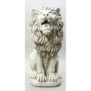 Roman Estate Lion 30in. - Fiberglass - Indoor/Outdoor Statue