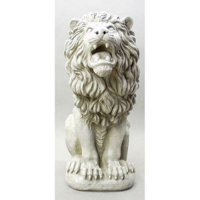 Roman Estate Lion 30in. - Fiberglass - Indoor/Outdoor Statue -  - F68325