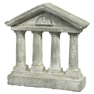 Roman Home Four Column 10in. - Fiberglass - Outdoor Statue -  - F739