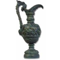 Roman Water Urn - Fiberglass - Indoor/Outdoor Statue/Sculpture