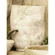 Rough Hewn Bowl #3 15in. - Fiber Stone Resin - Indoor/Outdoor Statue