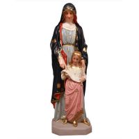 Saint Anne & Child 50in. - Fiberglass - Outdoor Statue