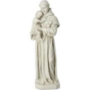 Saint Anthony 24in. - Fiberglass - Indoor/Outdoor Garden Statue