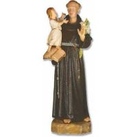 Saint Anthony With Child 53in. - Fiberglass - Outdoor Statue