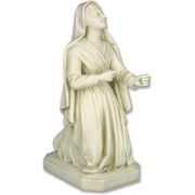 Saint Bernadette 26in. High Fiberglass Indoor/Outdoor Statue