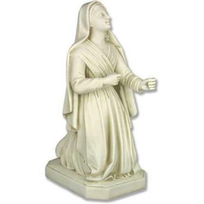 Saint Bernadette 26in. High Fiberglass Indoor/Outdoor Statue -  - F7072