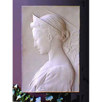 Saint Cecilia Plaque - Large. - Fiberglass - Outdoor Statue -  - F69620