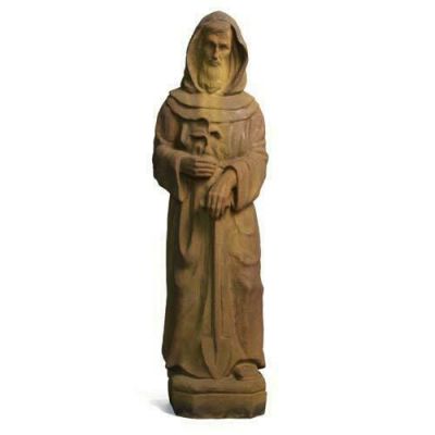 Saint Fiacre 29in. Fiber Stone Resin Indoor/Outdoor Statue/Sculpture -  - FS8721