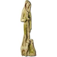 Saint Francis Abstract 38in. - Fiber Stone Resin - Outdoor Statue