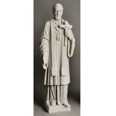 Saint Francis Xavier 26.5 In. Fiberglass Resin - Indoor/Outdoor Statue -  - F8371