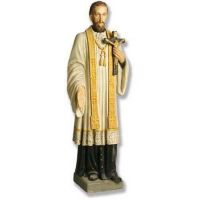 Saint Francis Xavier 26.5in. - Fiberglass Resin - Outdoor Statue