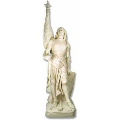 Saint Joan Of Arc 8 Feet Life Size Fiberglass Resin Outdoor Statue -  - F7073