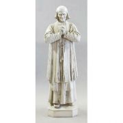 Saint John Vianney 50in. High - Fiberglass - Outdoor Statue