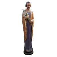 Saint Joseph 5 Ft (Thin) - Fiberglass - Indoor/Outdoor Statue