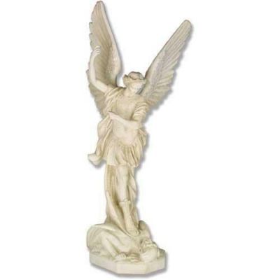 Saint Michael Slaying Satan 4.8 Feet Fiberglass Outdoor Statue -  - F7415
