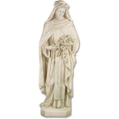Saint Rose 53 Inch Fiberglass Indoor/Outdoor Statue/Sculpture -  - F7214
