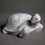 Sand Turtle 10in. - Fiber Stone Resin - Indoor/Outdoor Garden Statue