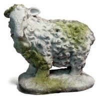 Scottish Sheep - Fiber Stone Resin - Indoor/Outdoor Statue/Sculpture