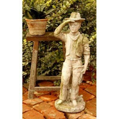 Scout 18in. - Fiber Stone Resin - Indoor/Outdoor Statue/Sculpture -  - FS8272