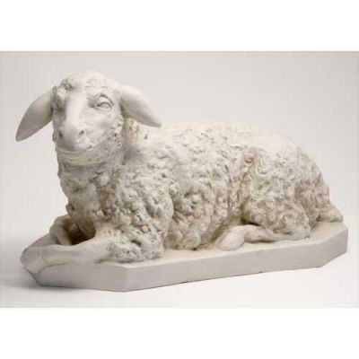 Sheep Looking Left 17in. - Fiberglass - Indoor/Outdoor Statue -  - F8471L
